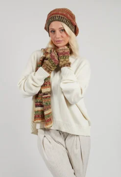 Decorative Wool Gloves in Greige