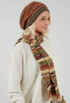 Decorative Wool Hat in Apricot