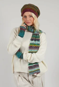 Decorative Wool Hat in Orchid
