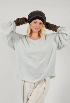 Decorative Wool Hat in Taupe