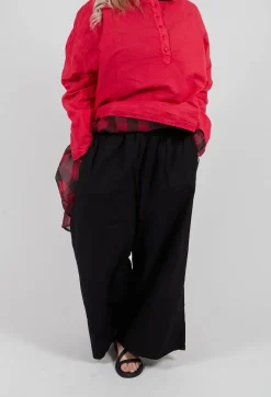 Dehnjung Trousers in Kaviar