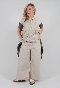 Dehnjung Trousers in Kiesel