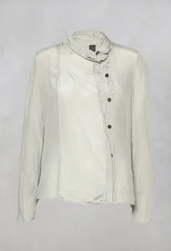 Deneb Silk Shirt in Grey