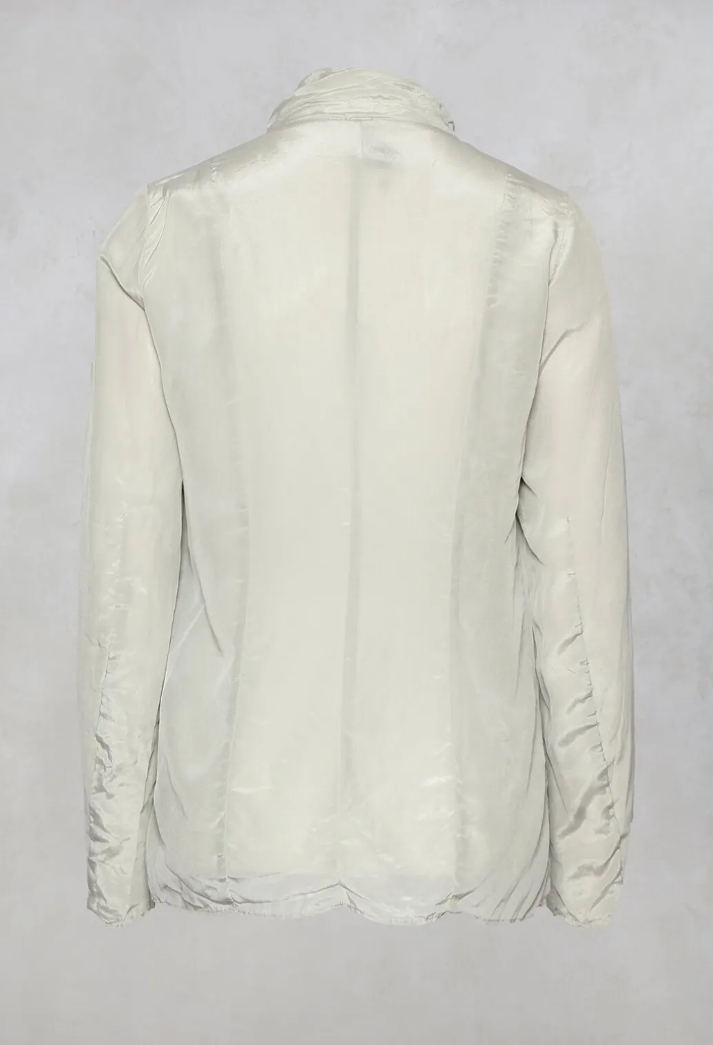 Deneb Silk Shirt in Grey
