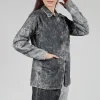 Denim Style Jacket in Grey
