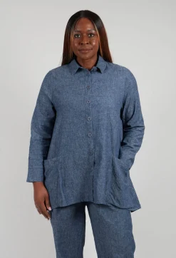 Denim Style Shirt in Indigo