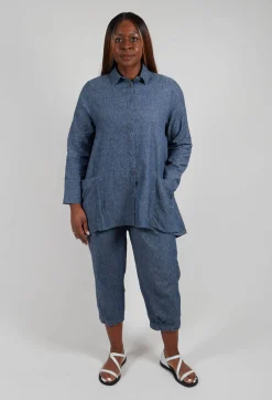 Denim Style Shirt in Indigo