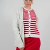 Diamond Cable Knit Cardigan in Cream