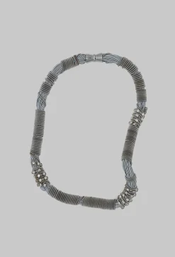 Diamond Necklace in Silver