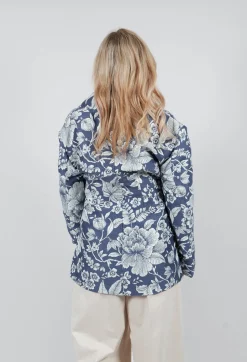 Dida Jacket in Blue/Ecru