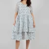 Dinti Dress in Dot Cotton