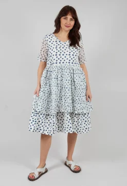 Dinti Dress in Dot Cotton
