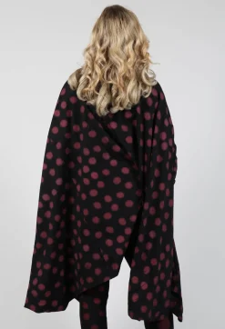 Dip Back Top in Red Pois
