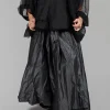 Dipped Hemline Skirt in Grey