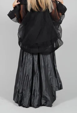 Dipped Hemline Skirt in Grey