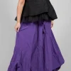 Dipped Hemline Skirt in Purple