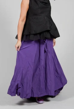 Dipped Hemline Skirt in Purple
