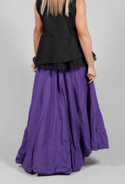 Dipped Hemline Skirt in Purple