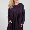 Diskretin Coat Dress in Erlebnis Purple