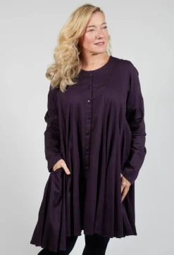 Diskretin Coat Dress in Erlebnis Purple