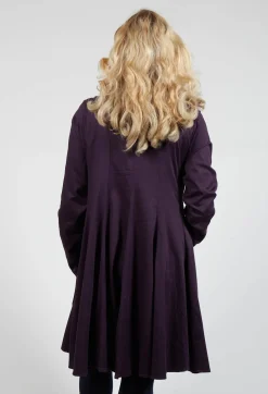 Diskretin Coat Dress in Erlebnis Purple