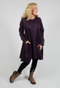 Diskretin Coat Dress in Erlebnis Purple
