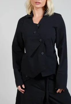 Dissected Jacket in Black