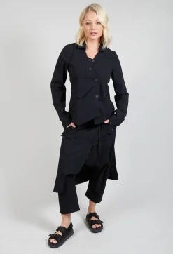 Dissected Jacket in Black