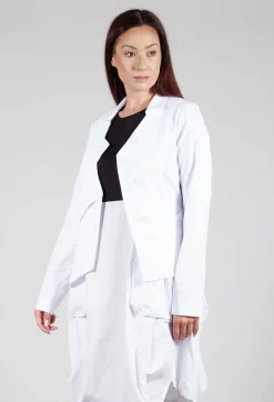Dissected Jacket in White