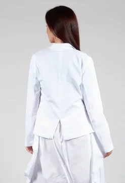 Dissected Jacket in White