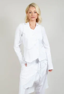 Dissected Jacket in White