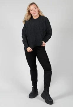 Distressed Top in Graphite