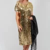 Djamila Dress in Gold