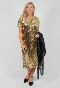 Djamila Dress in Gold