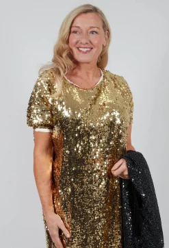 Djamila Dress in Gold
