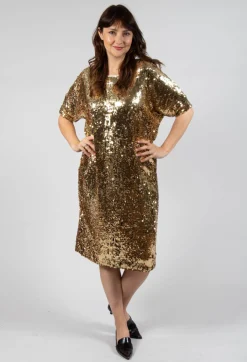 Djamila Dress in Gold