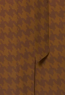 Dogtooth Blouse in Gold