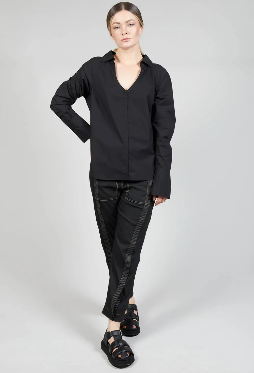 Doll Shirt In Black