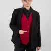 Double Breasted Blazer in Nero
