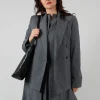 Double Breasted Blazer in Grigio
