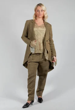 Double Breasted Blazer in Rock
