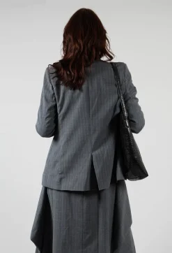 Double Breasted Blazer in Grigio