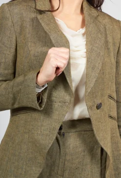 Double Breasted Blazer in Rock
