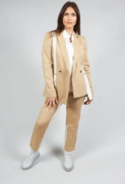 Double Breasted Blazer in Cerotto