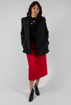 Double Breasted Blazer in Nero