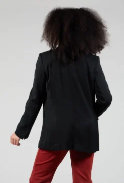 Double Breasted Blazer in Nero