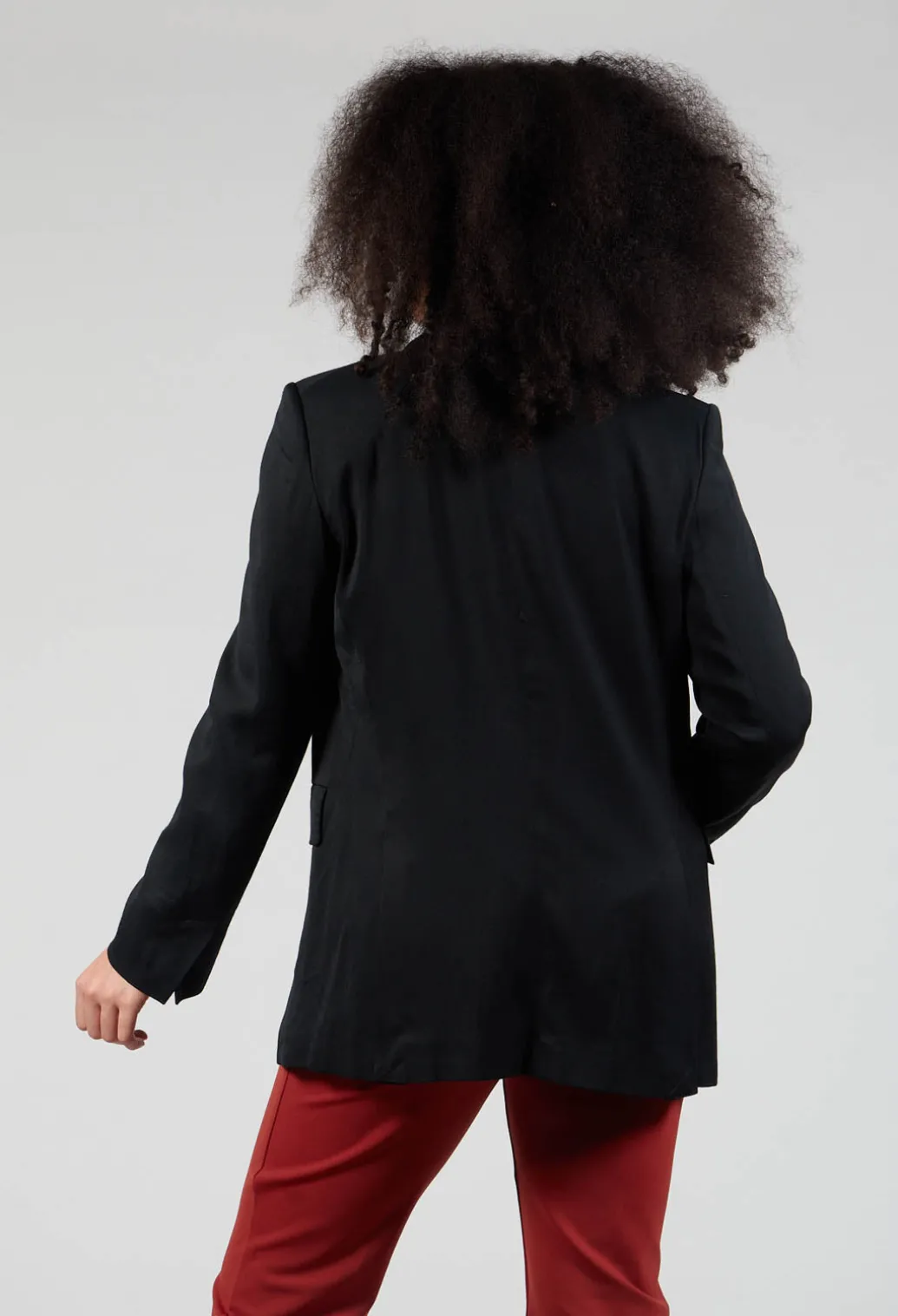 Double Breasted Blazer in Nero