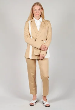 Double Breasted Blazer in Cerotto