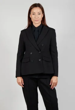 Double Breasted Blazer in Nero