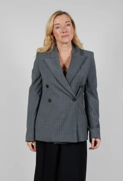 Double Breasted Blazer in Grigio